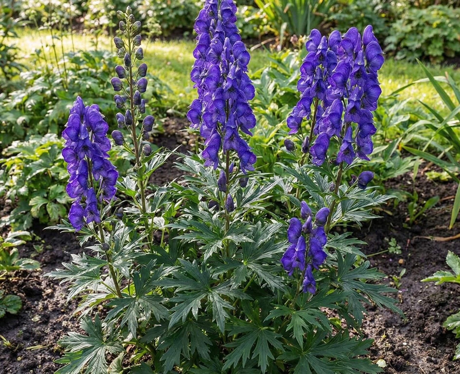 Dārza (Kaitīgā) kurpīte (Aconitum × cammarum)