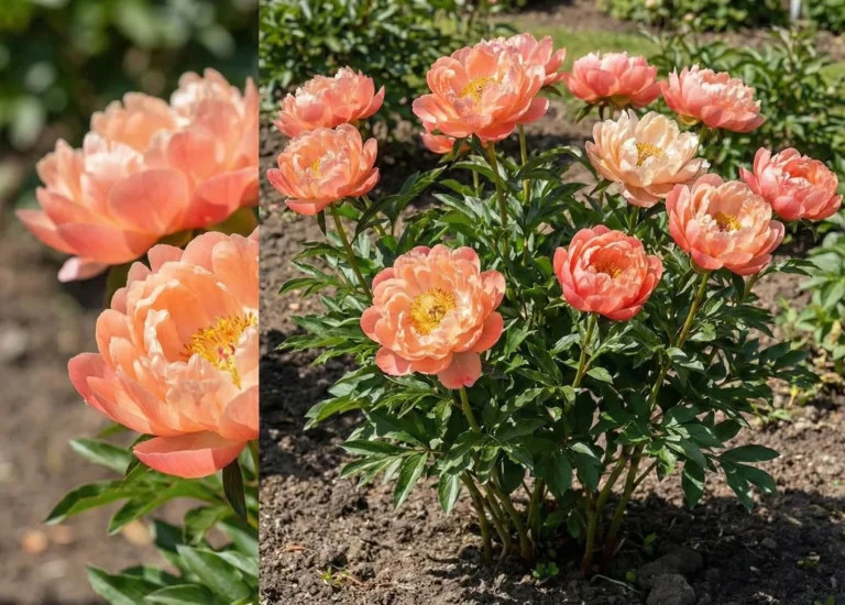 Hibrīda peonija ‘Coral Charm’ (Paeonia ‘Coral Charm’)