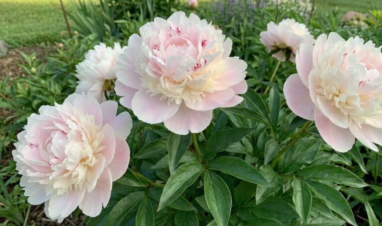 Piena ziedu peonija ‘Shirley Temple’ (Paeonia lactiflora ‘Shirley Temple’)
