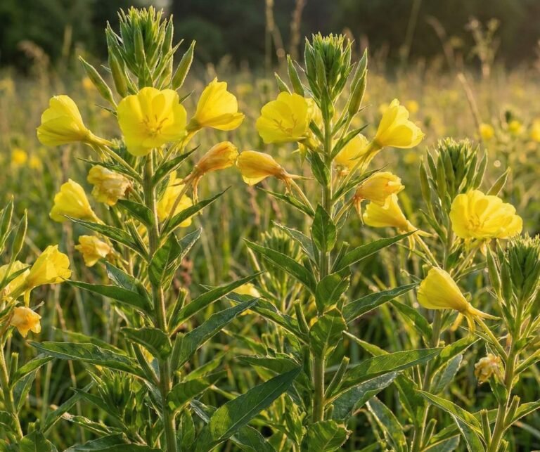 Divgadīgā naktssvece (Oenothera biennis)